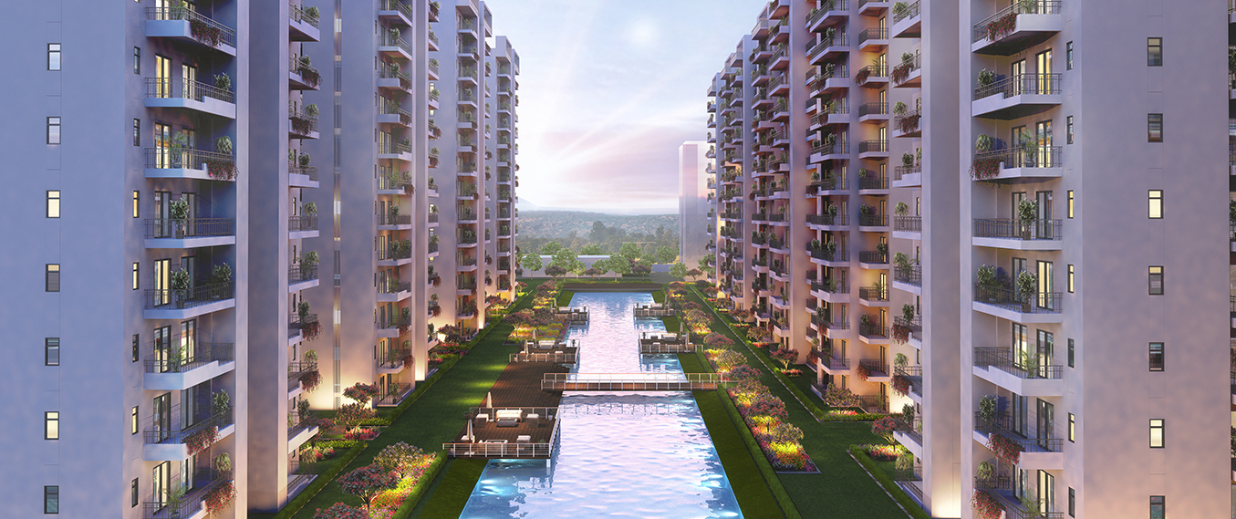 3 BHK Flat Sale Central Park Flower Valley Aqua Front Sector 33